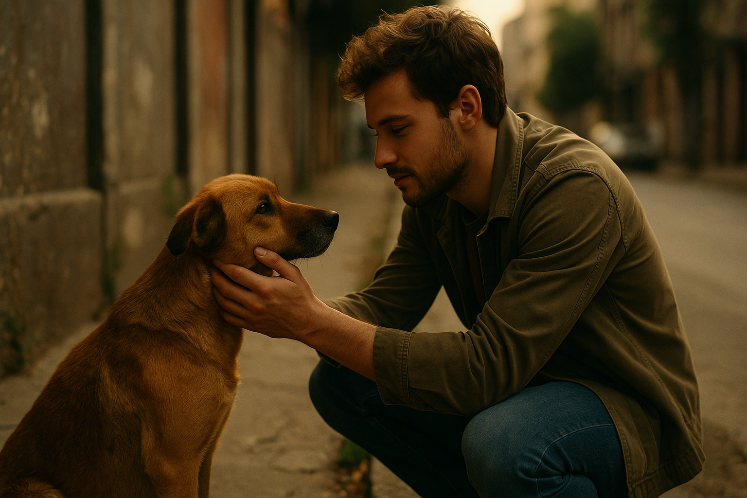 A Heartfelt Encounter with a Stray Dog: Finding Unexpected Friendship image