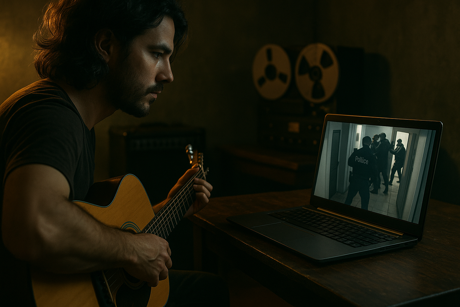 From Controversy to Harmony: How Security Footage Inspired a Hit Album | musician police raid album image