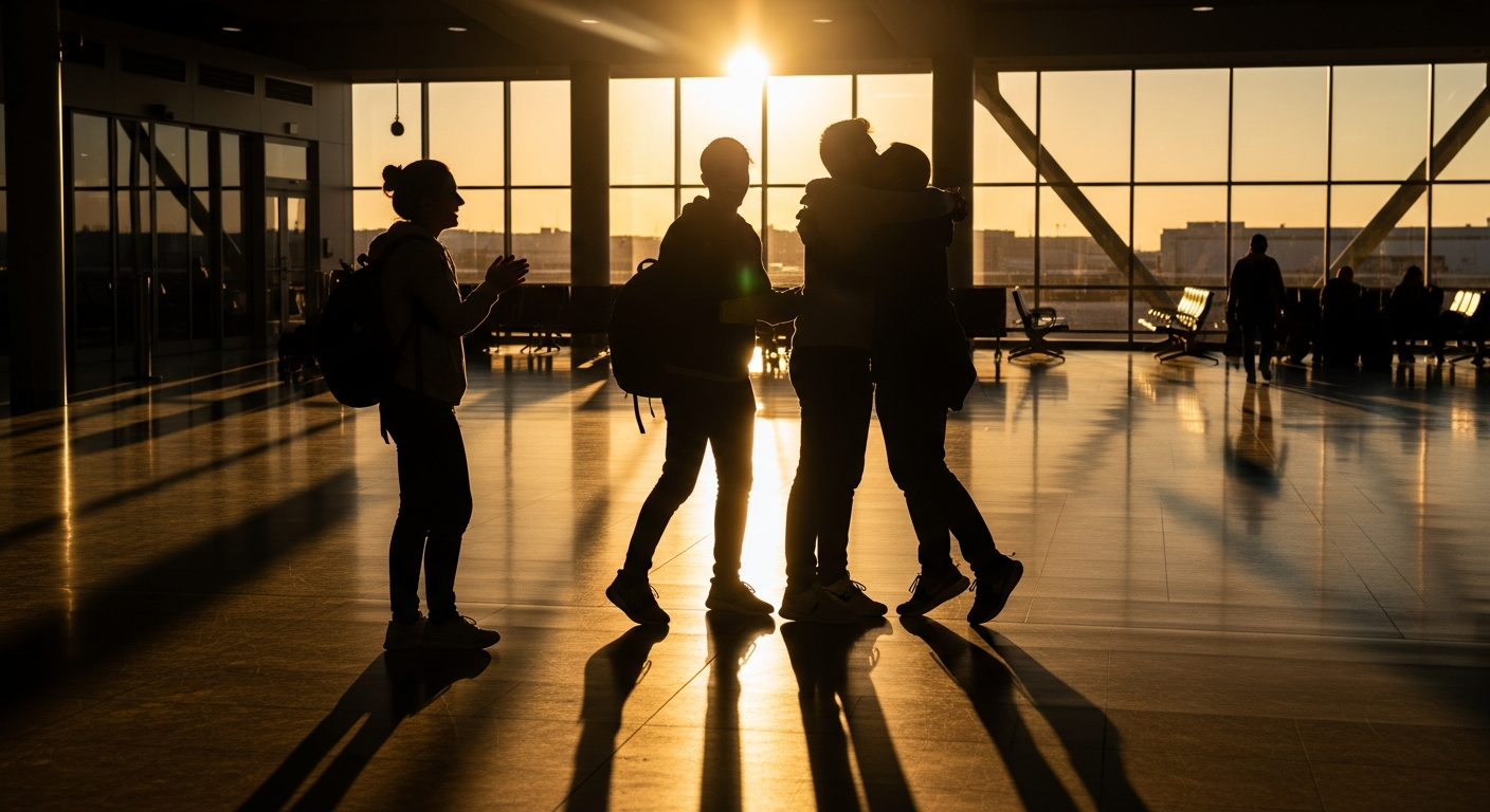 The Airport Reunion Secret That Changes Everything