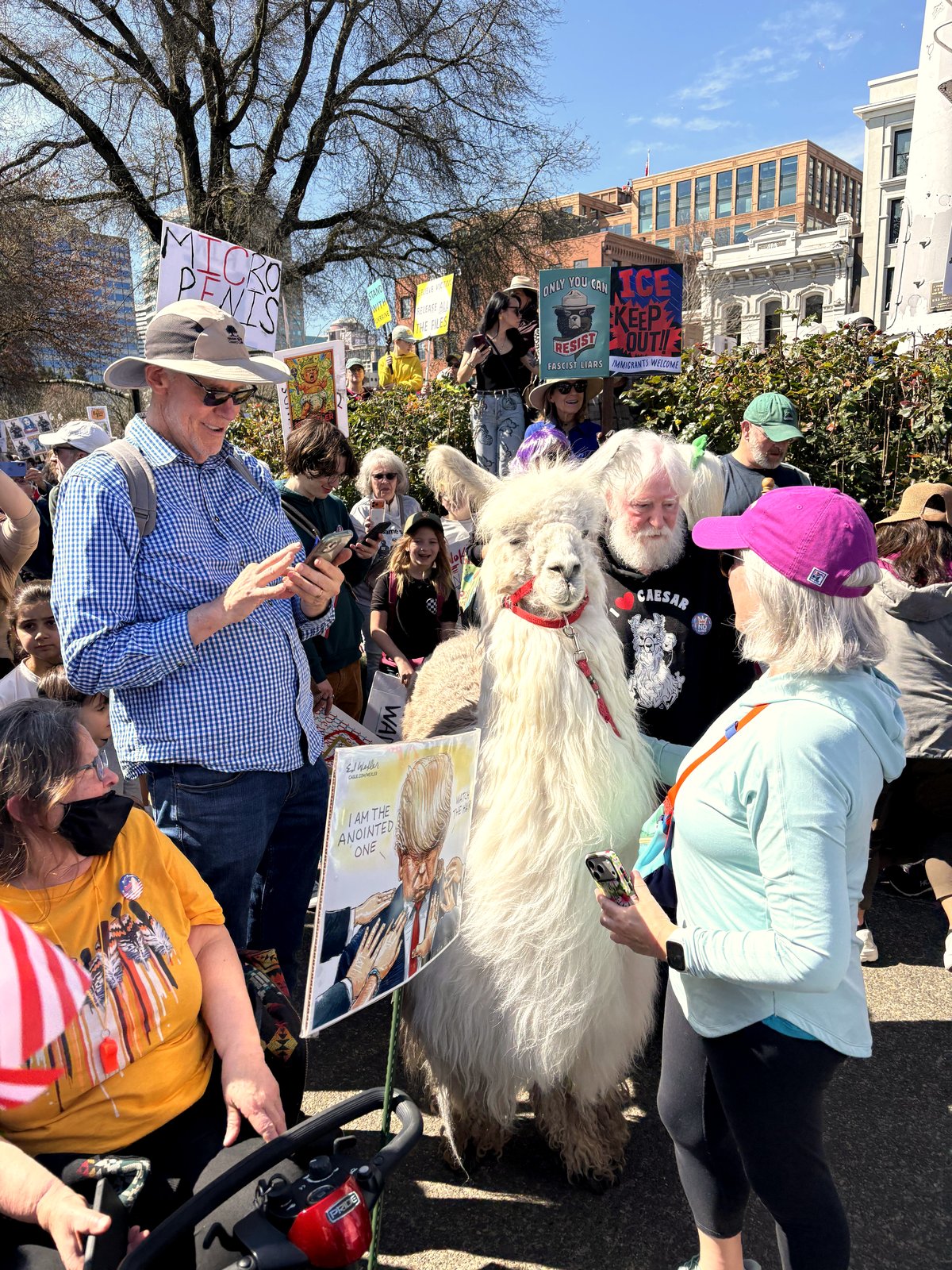 you’ll be amazed what showed up at the No Kings protest in Portland