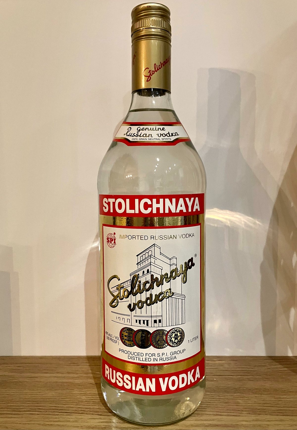 I discovered a vintage vodka bottle and it brought back so many memories