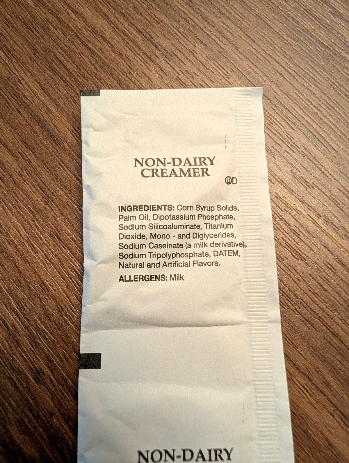 This hotel creamer ingredient has some guests questioning their safety