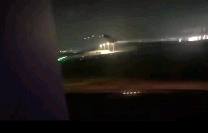 Chaos at Guarulhos: Airplane turbine bursts as flight takes off