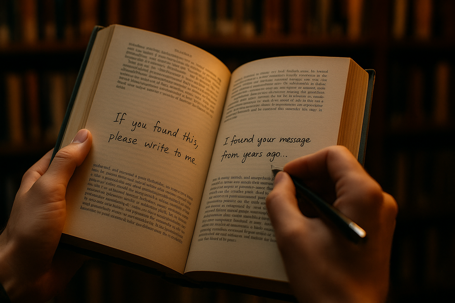 The Heartfelt Message Inside a Library Book: One Reader's Unforgettable Response | library book message - featured