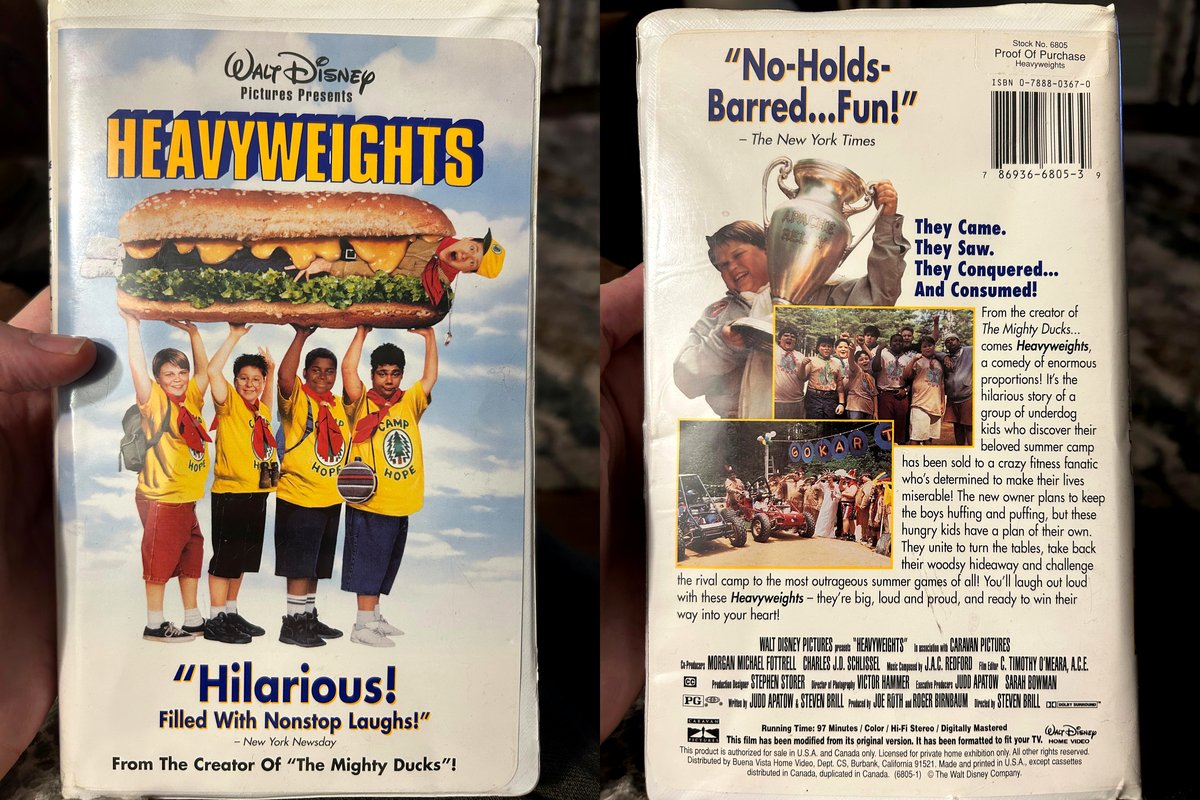 Fans Shocked to Discover This Secret on the Heavyweights VHS Box