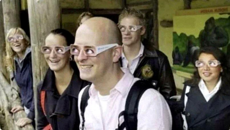 Refrain from locking eyes with gorillas, as they can perceive it as a threat often triggering defensive or aggressive reactions, especially from dominant silverbacks. To reduce stress and aggression in the animal some zoos provide special glasses designed to prevent direct eye contact with gorillas.