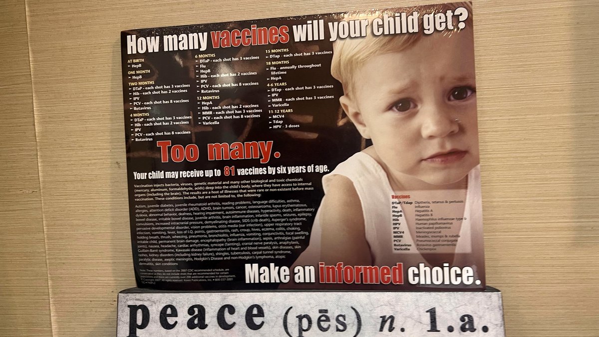 A simple message on this wall touched everyone in the chiropractor's office