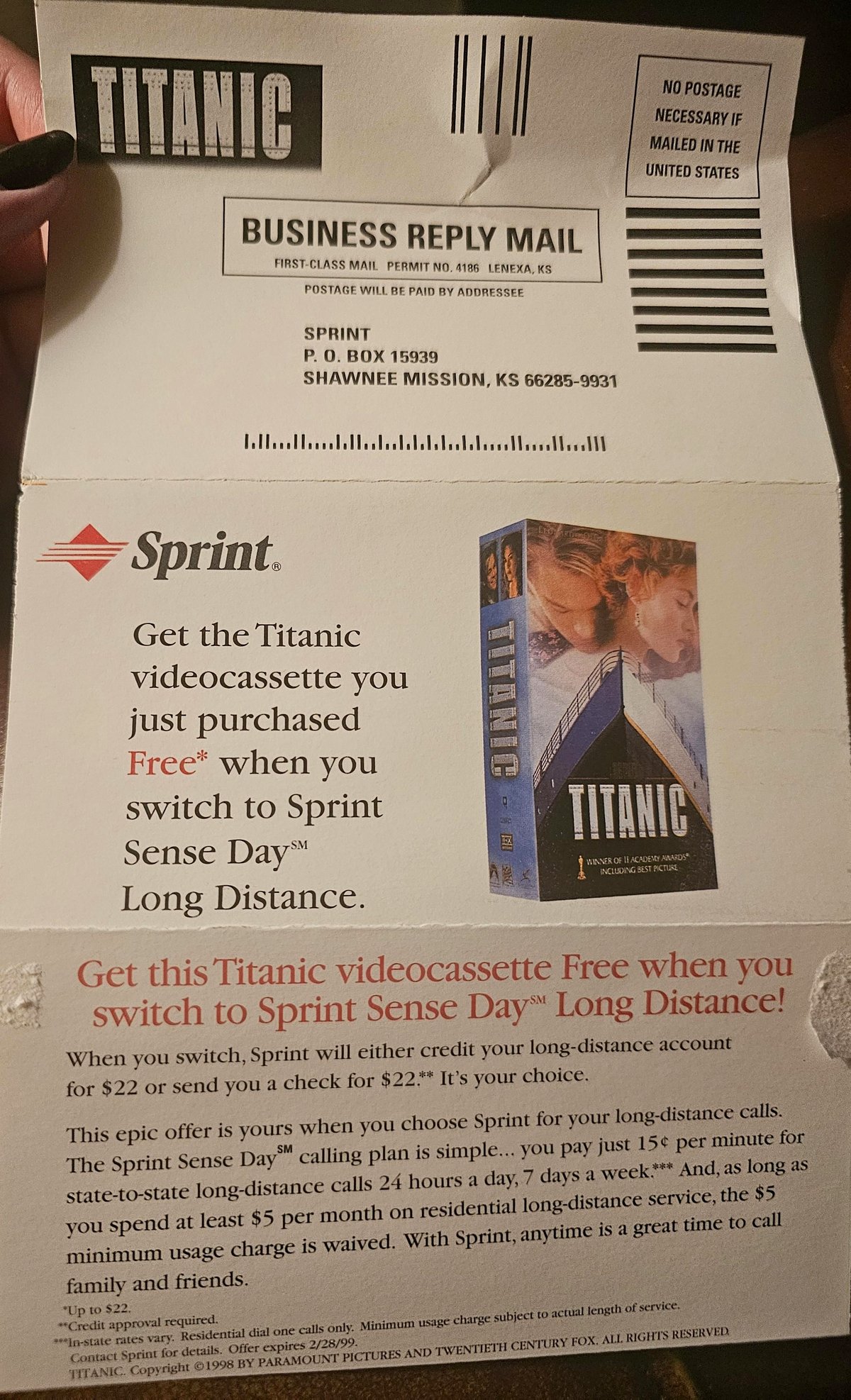 What my mom tucked away in a Titanic tape left me speechless