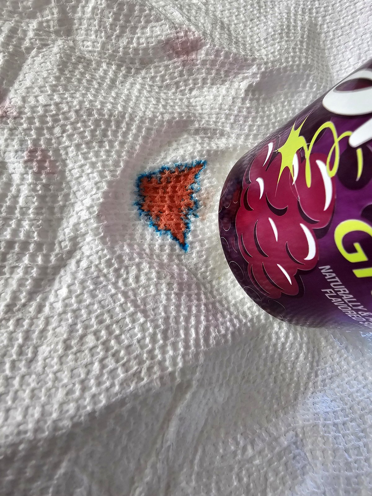 The surprising beauty of a grape soda accident captured on paper