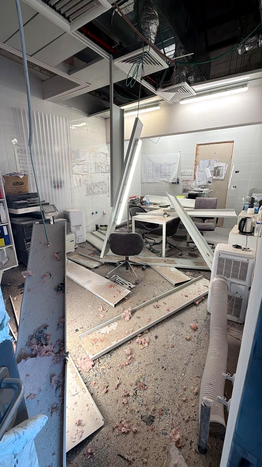 The shocking aftermath of a missile strike on my dream project