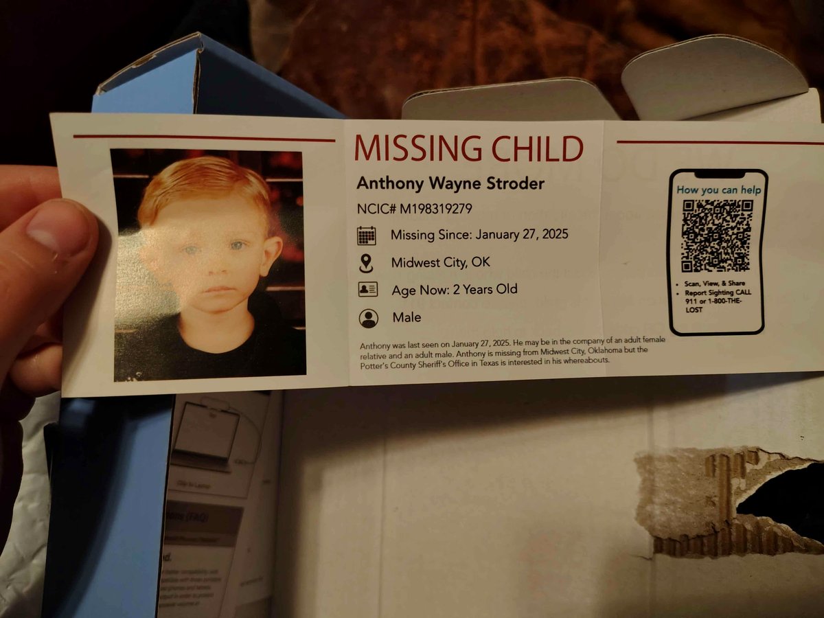A missing child poster changed everything about my online shopping experience