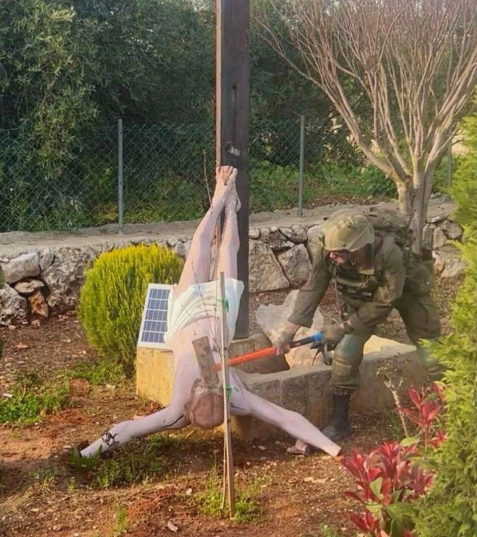 Israeli Soldier's Shocking Act Against Jesus Statue Sparks Global Outrage