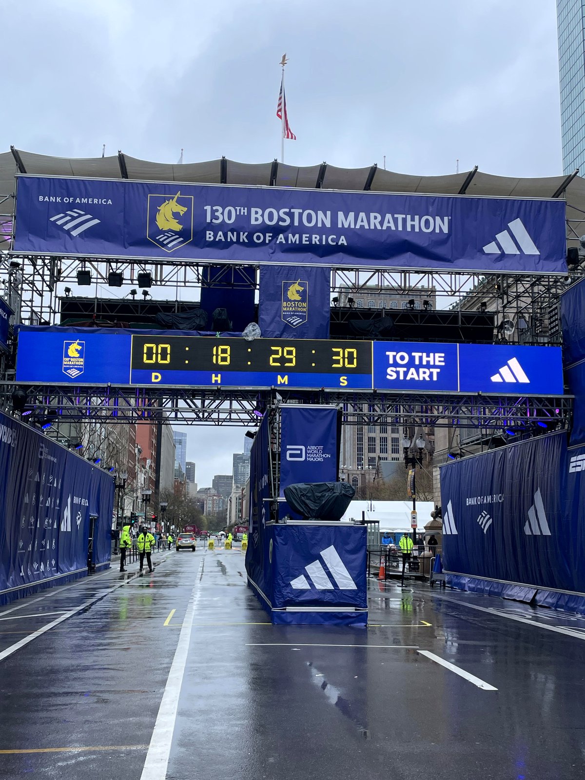 Crossing the Boston Marathon finish line early gave me the thrill of a lifetime