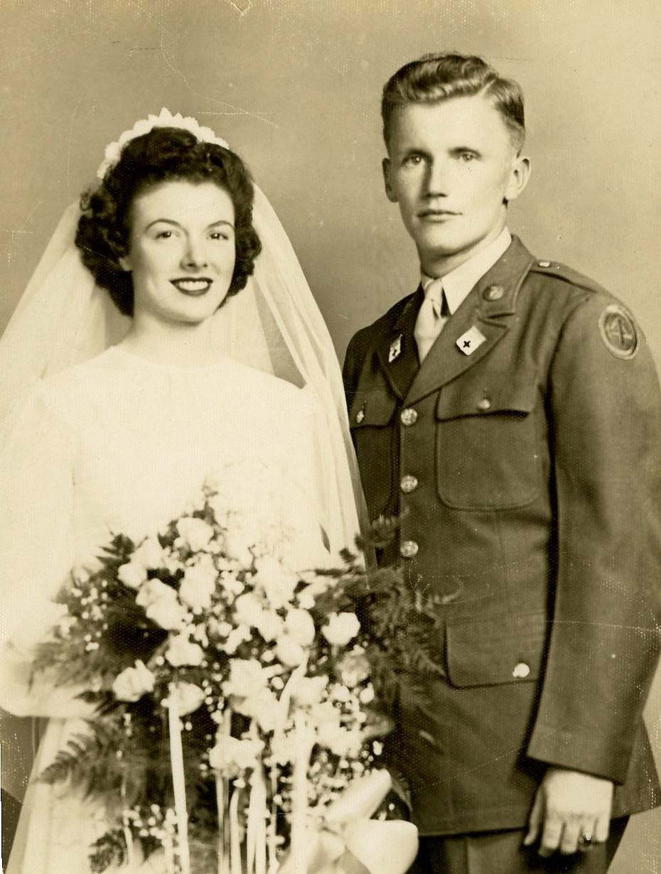 A heartwarming photo of my brave Grandpa and cool Grandma during a dark time