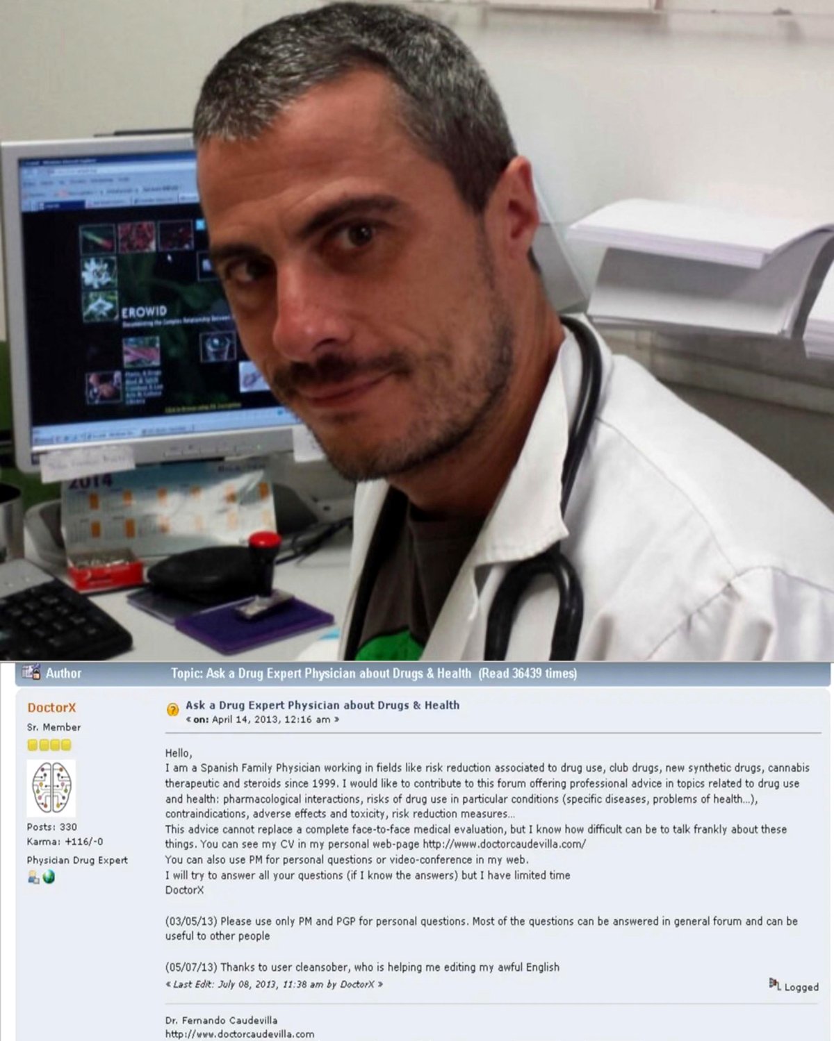 How one doctor changed lives in a dark corner of the internet