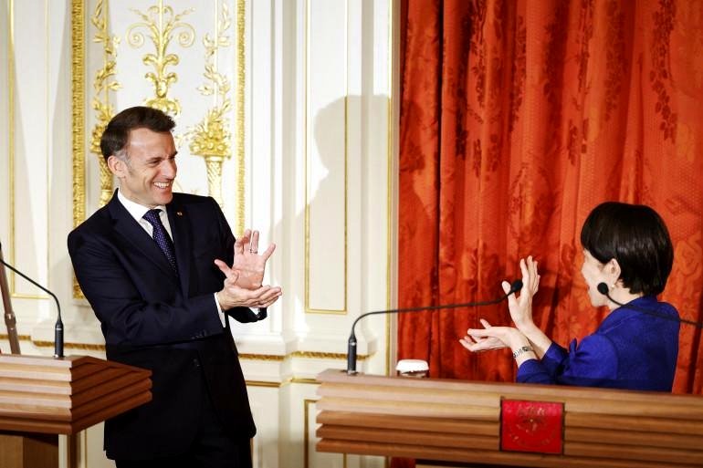 When politics meets pop culture: Macron and Takaichi's playful Kamehameha pose