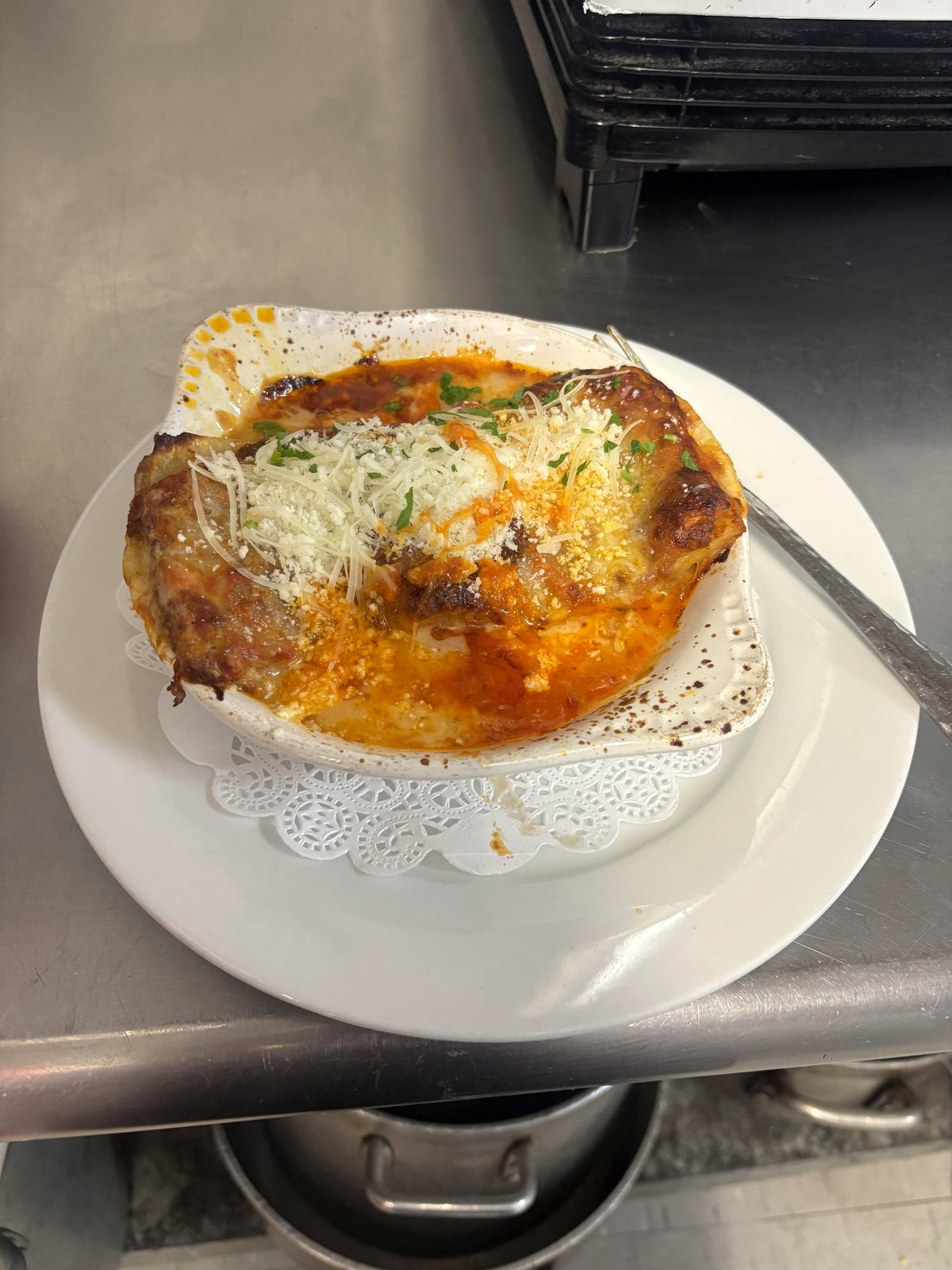 This unexpected moment at work led to joy and a tasty lasagna surprise