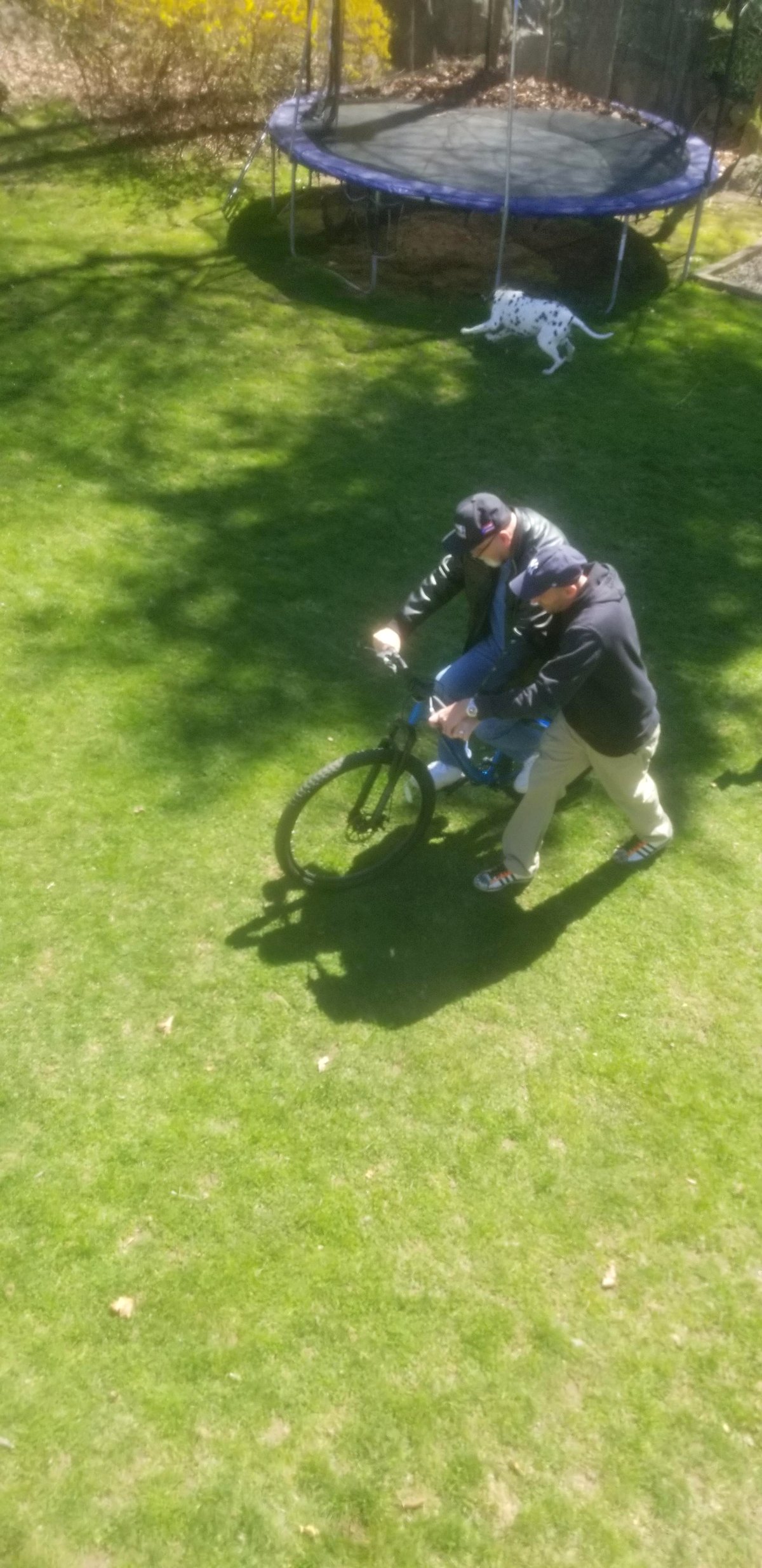 A special bike ride with my blind father on a day of freedom