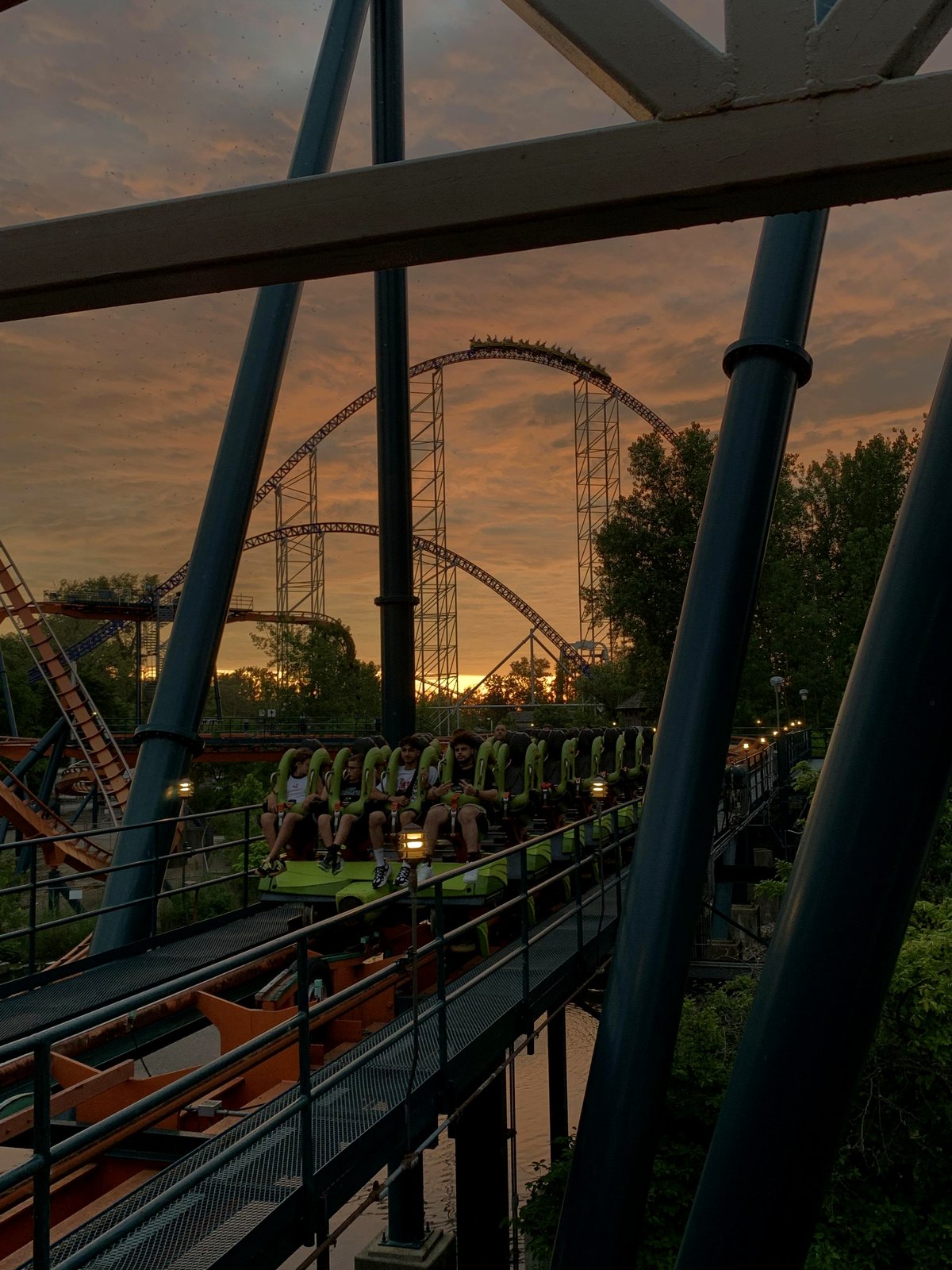 Discover the hidden beauty of Cedar Point as the sun sets in 2025