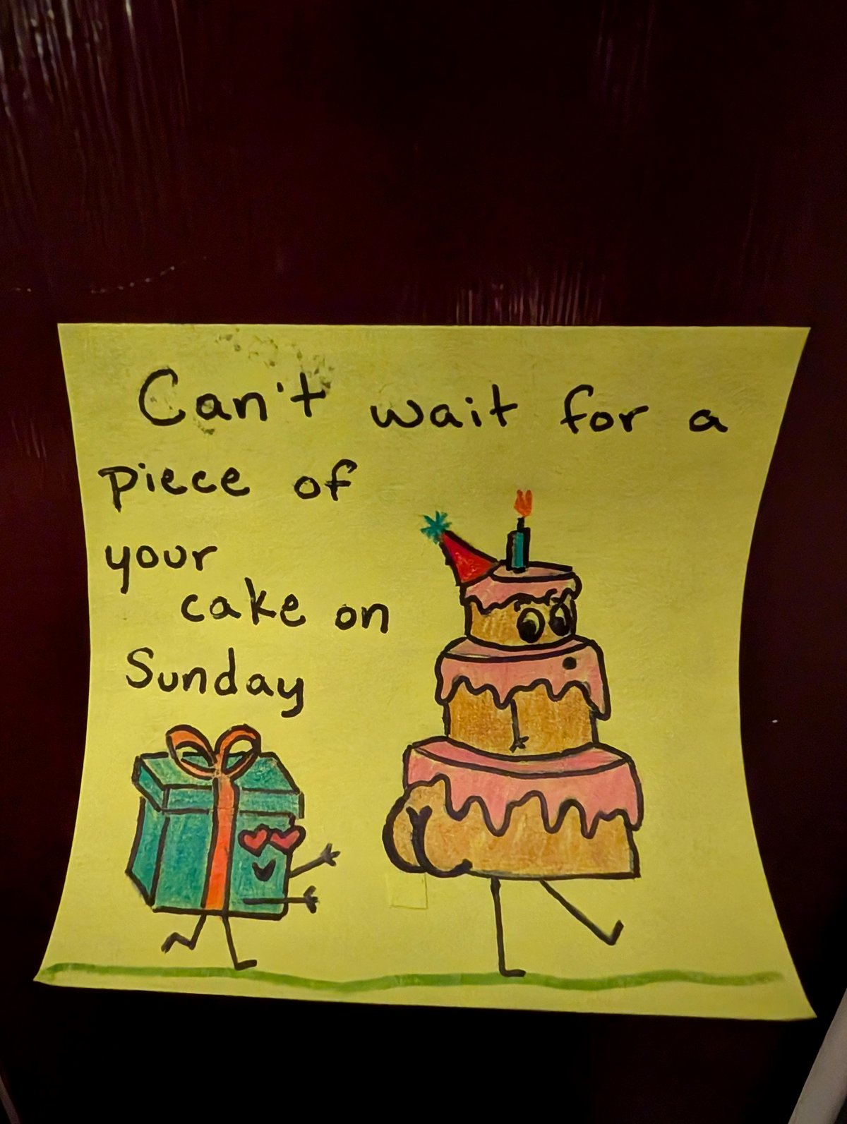 you'll be amazed the surprise my wife left on my birthday