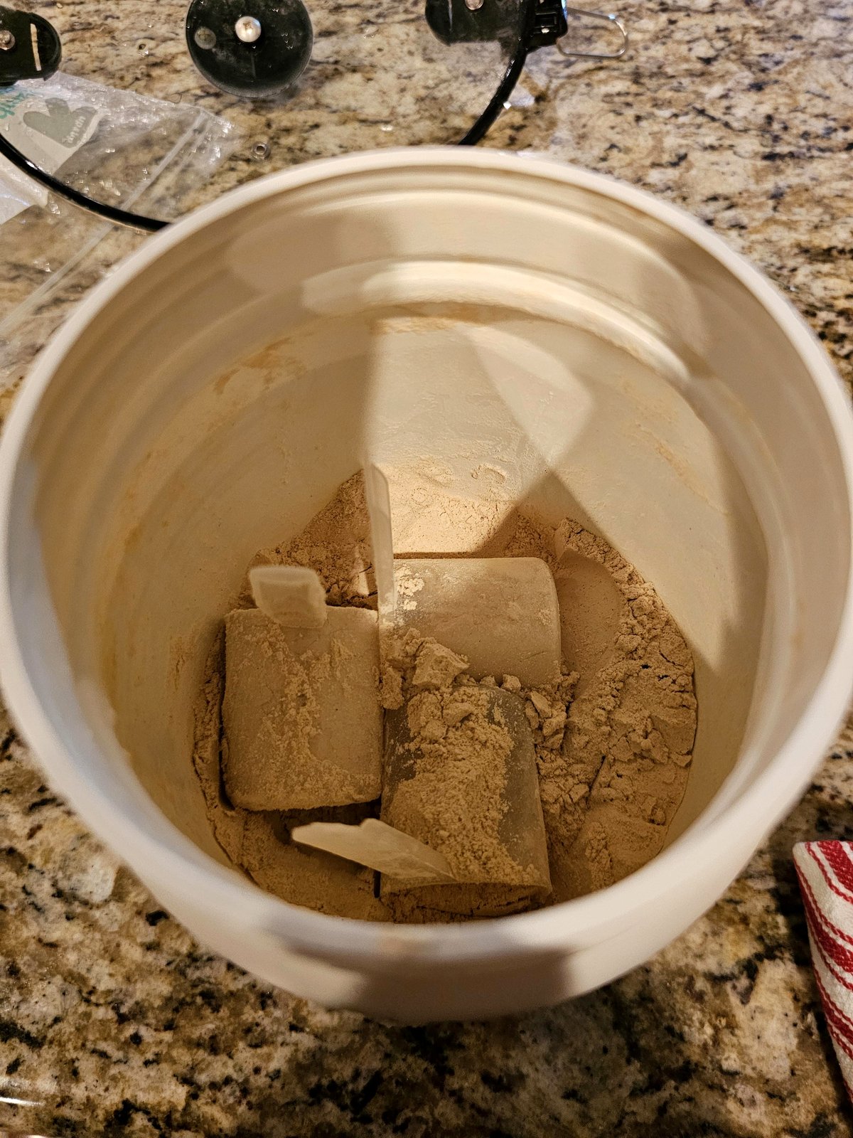 I found a hidden treasure in my protein powder jar and it made my day