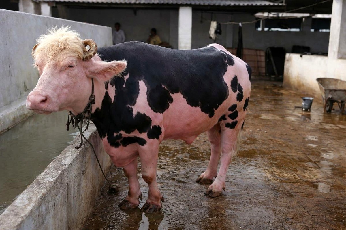 Meet the enchanting pink buffalo captivating hearts in a Pakistani village