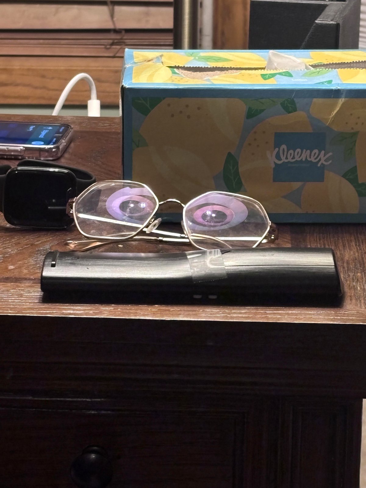 you'll be amazed what the lamp revealed on these glasses today