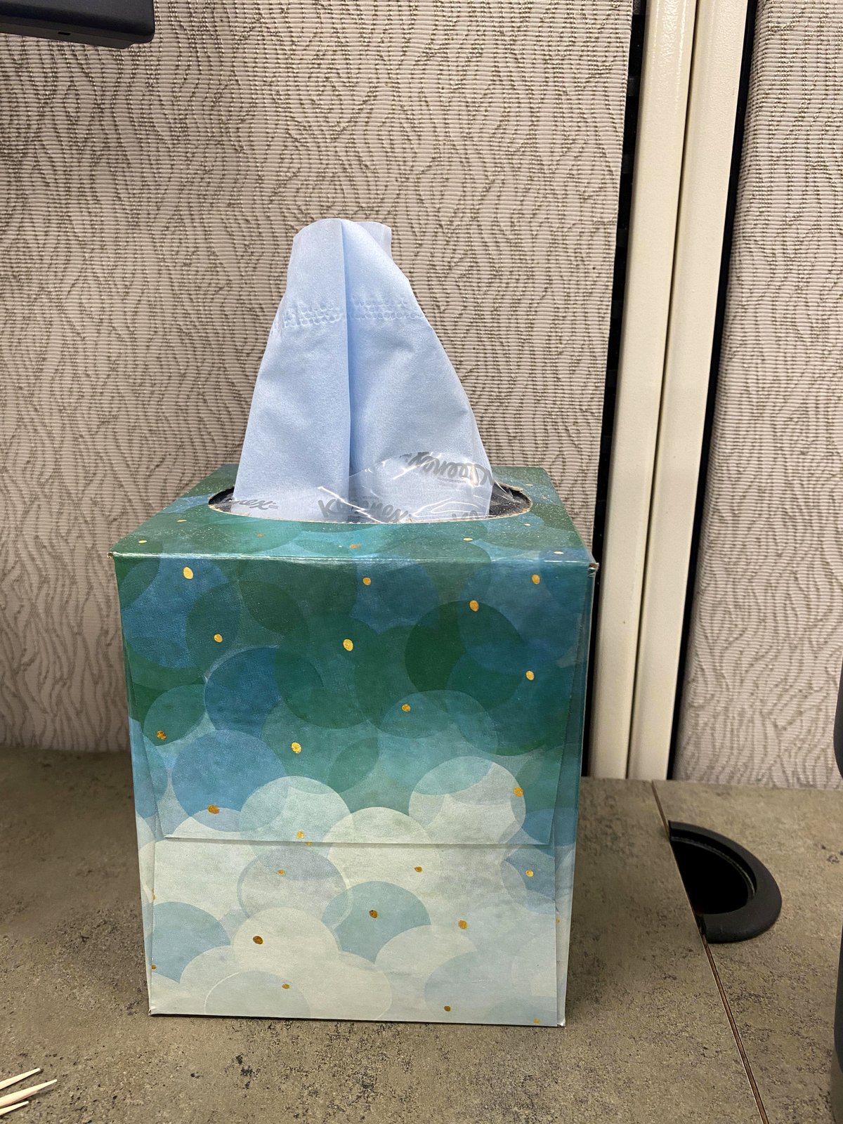 When a simple Kleenex box reveals the bittersweet moments of life
