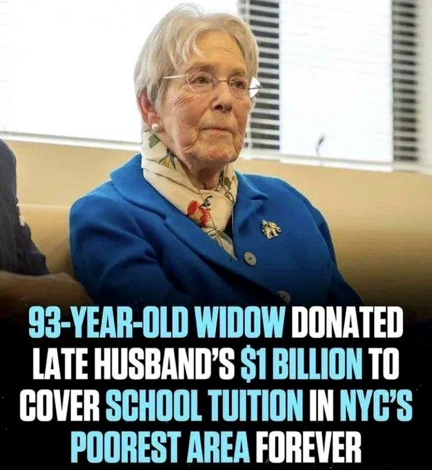 A 93-Year-Old Woman Transforms Education with a Heartfelt Donation