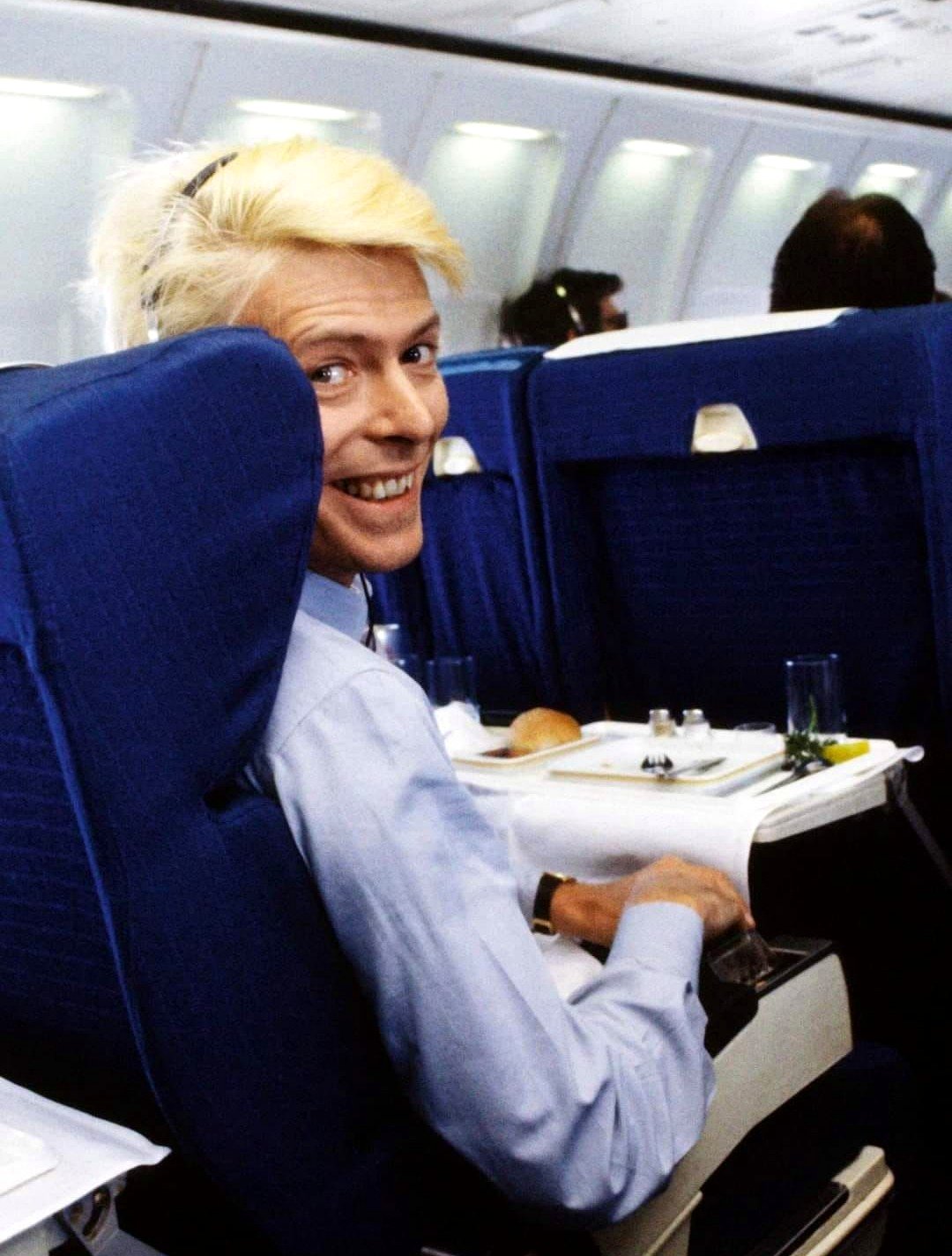 A chance meeting with David Bowie on a flight: what happened next will amaze you