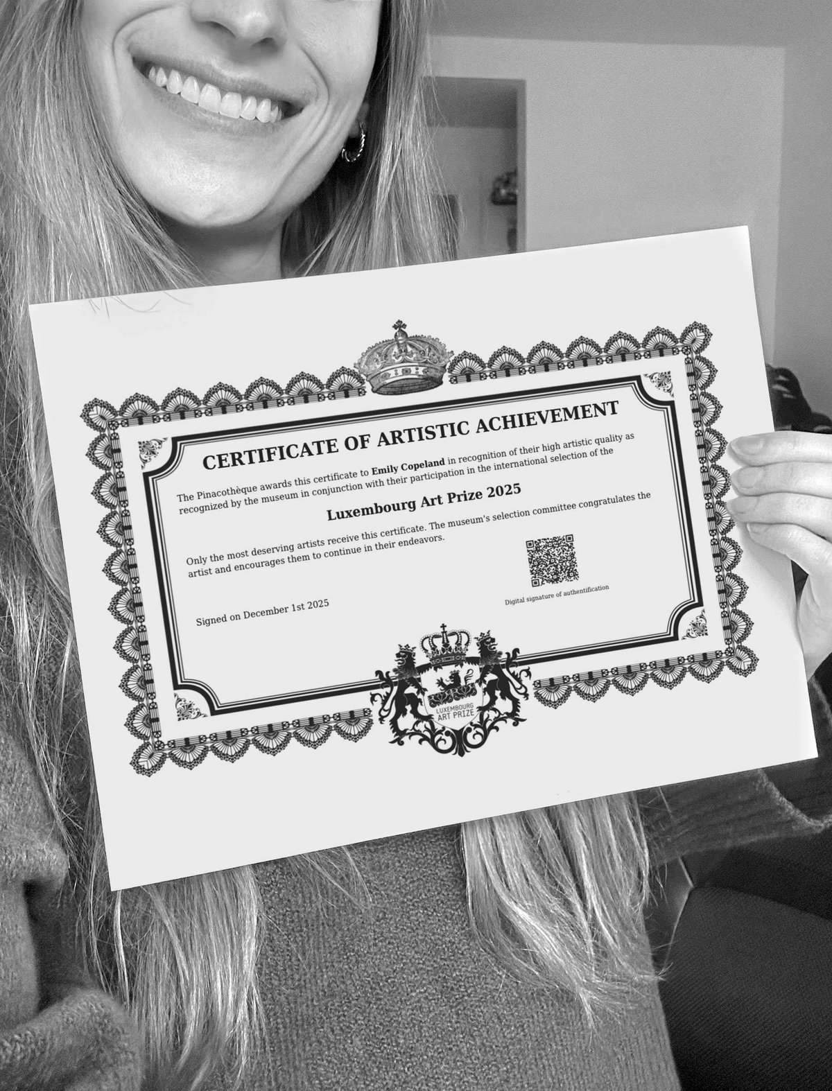 A moment that changed everything: my journey to the Luxembourg Art Prize