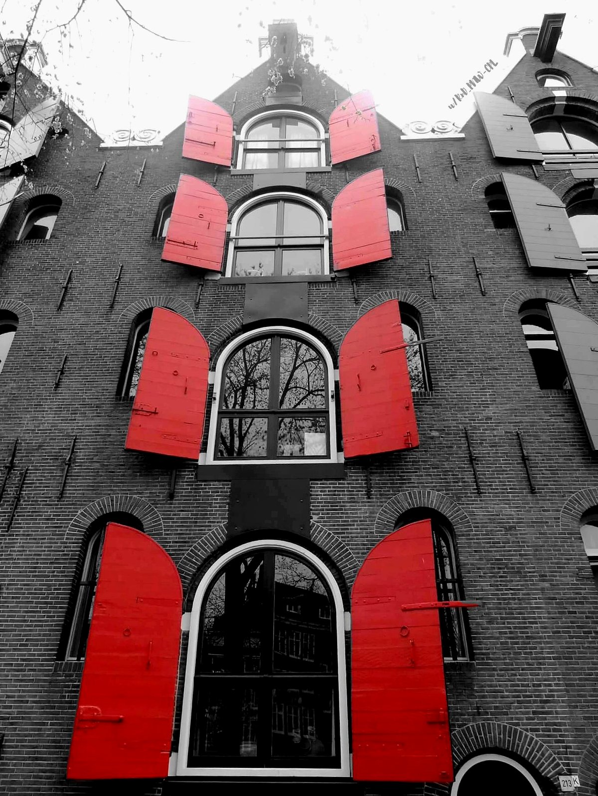 Why these red shutters are stealing hearts in the heart of Amsterdam