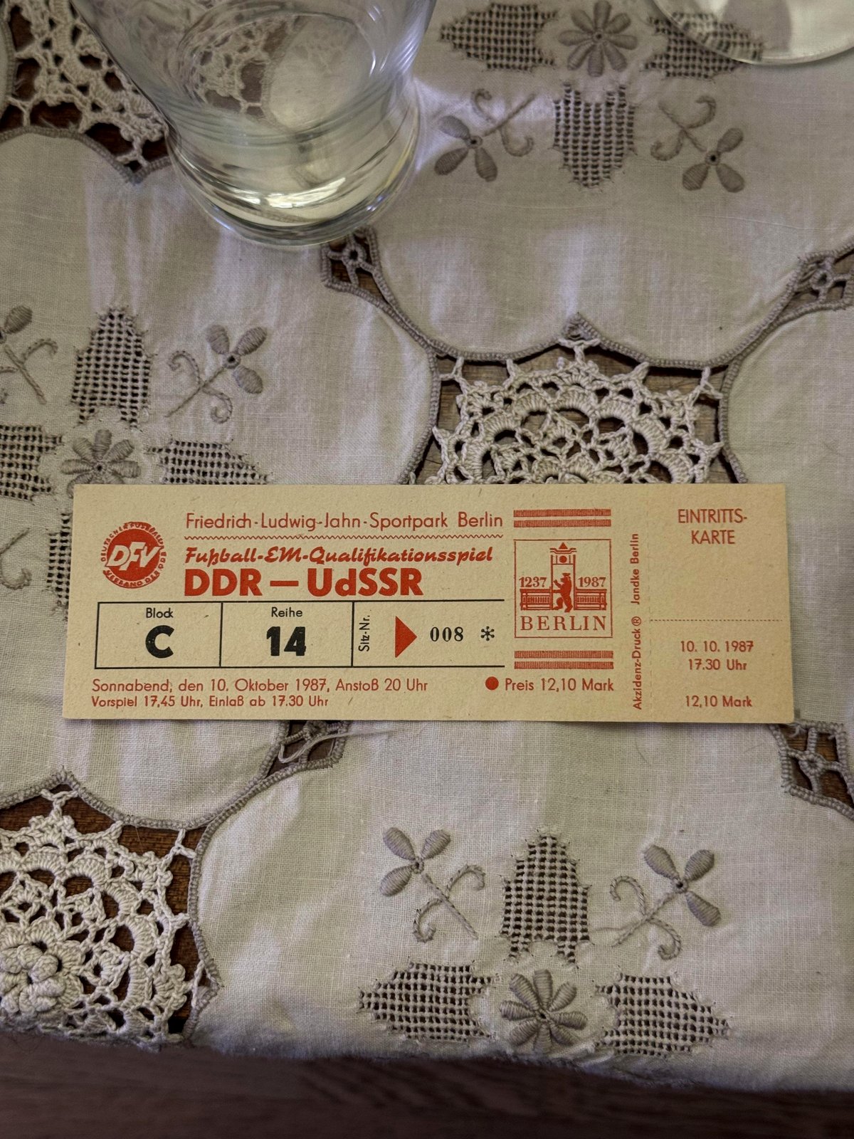 Discover the heartwarming story behind an imaginary football match ticket