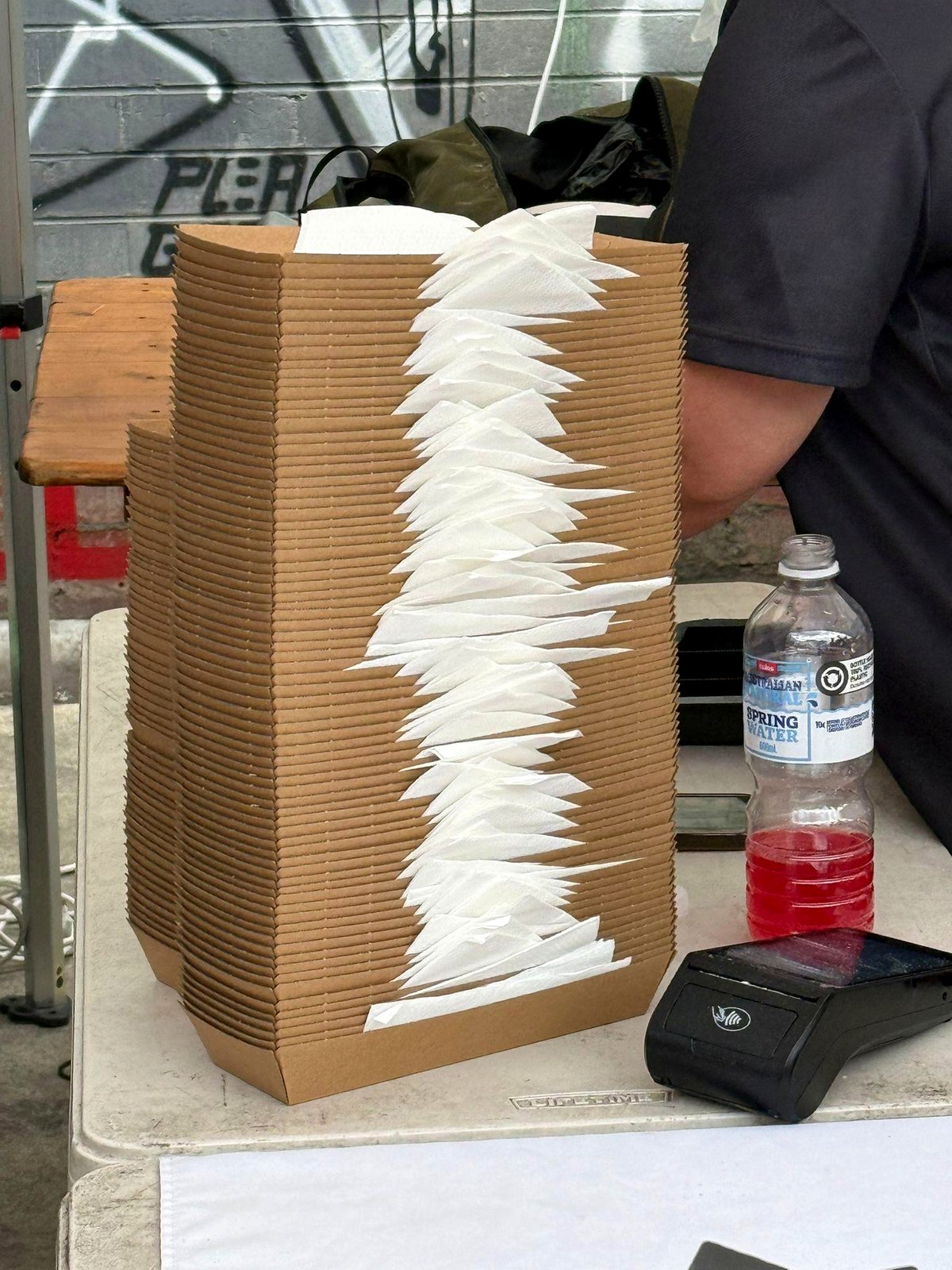 This kitchen moment captures the essence of a legendary album art