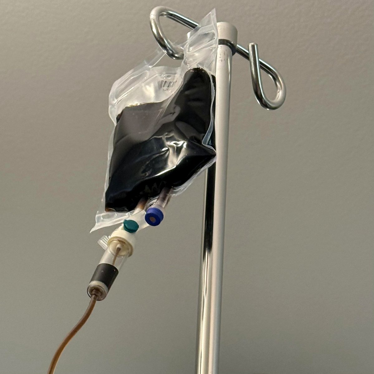 I snapped a photo of my Diet Coke-like IV and it went viral