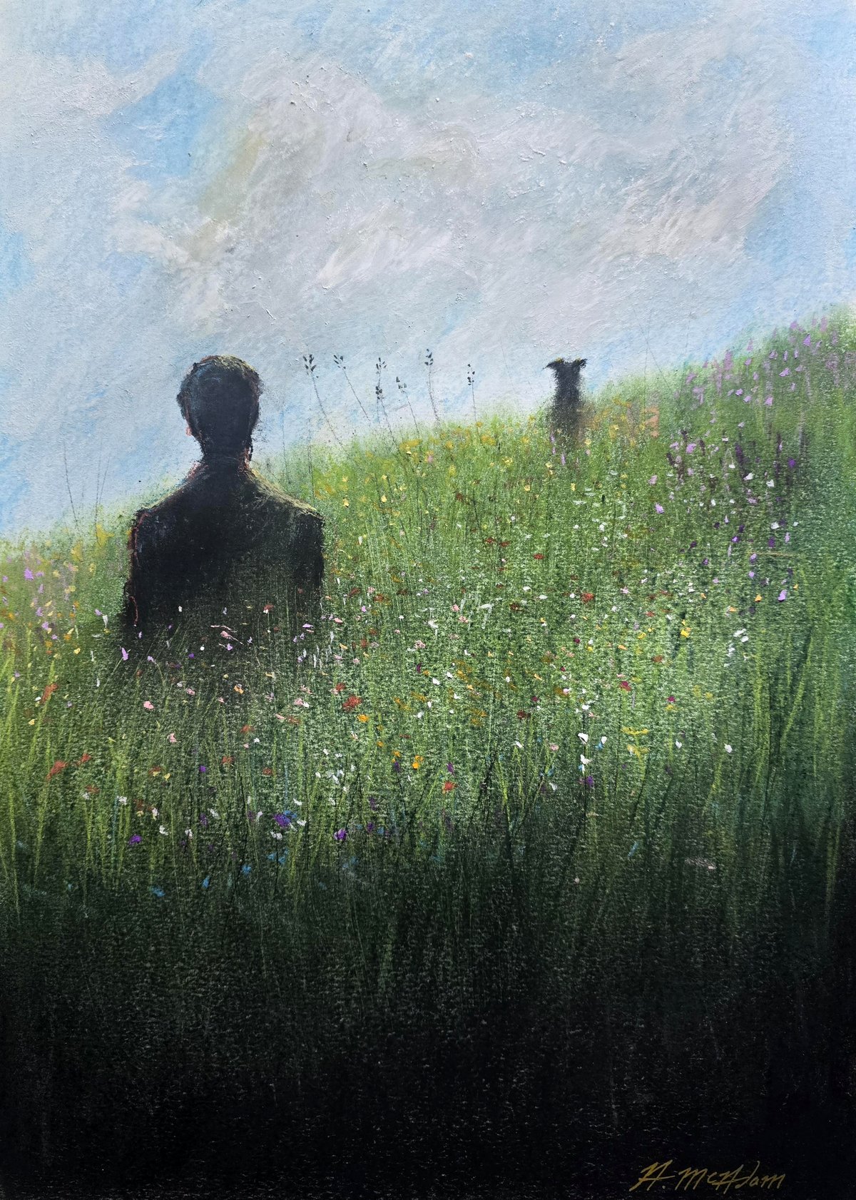 This Charcoal Drawing Will Make You Reflect on Love and Connection