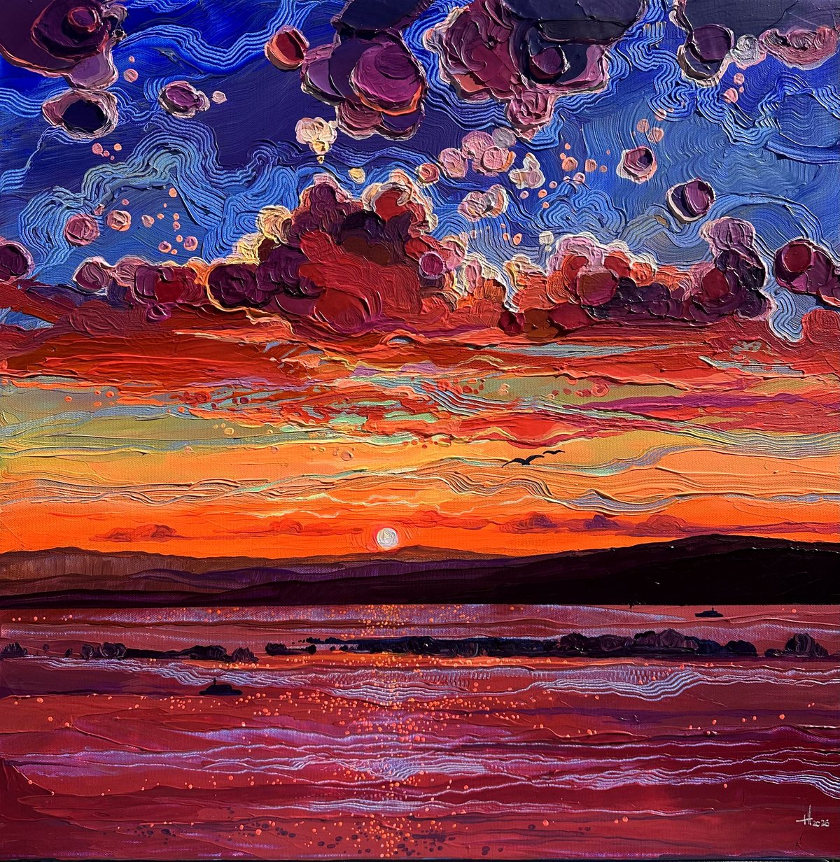 Experience the beauty of contrast in autumn’s vibrant embrace