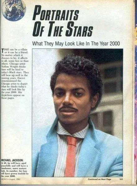 See the astonishing prediction of Michael Jackson by Ebony Magazine in 1985!