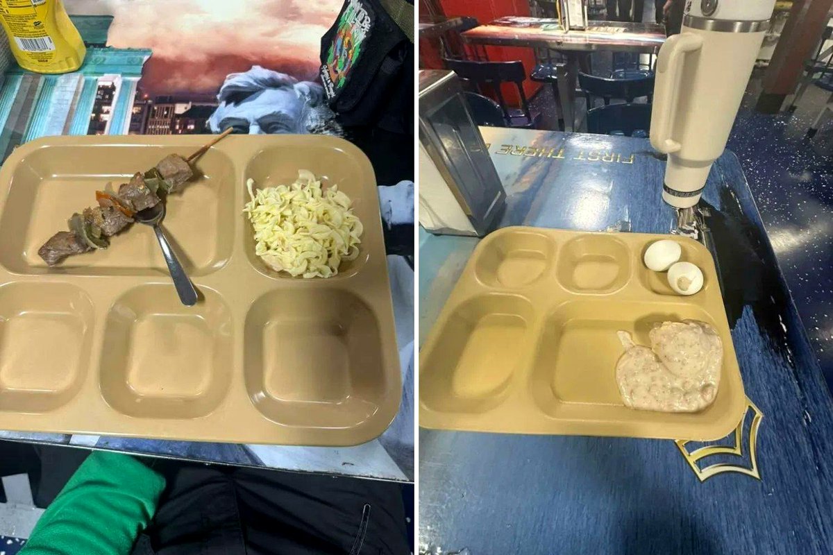 This photo from the USS Abraham Lincoln reveals a shocking truth about sailor meals