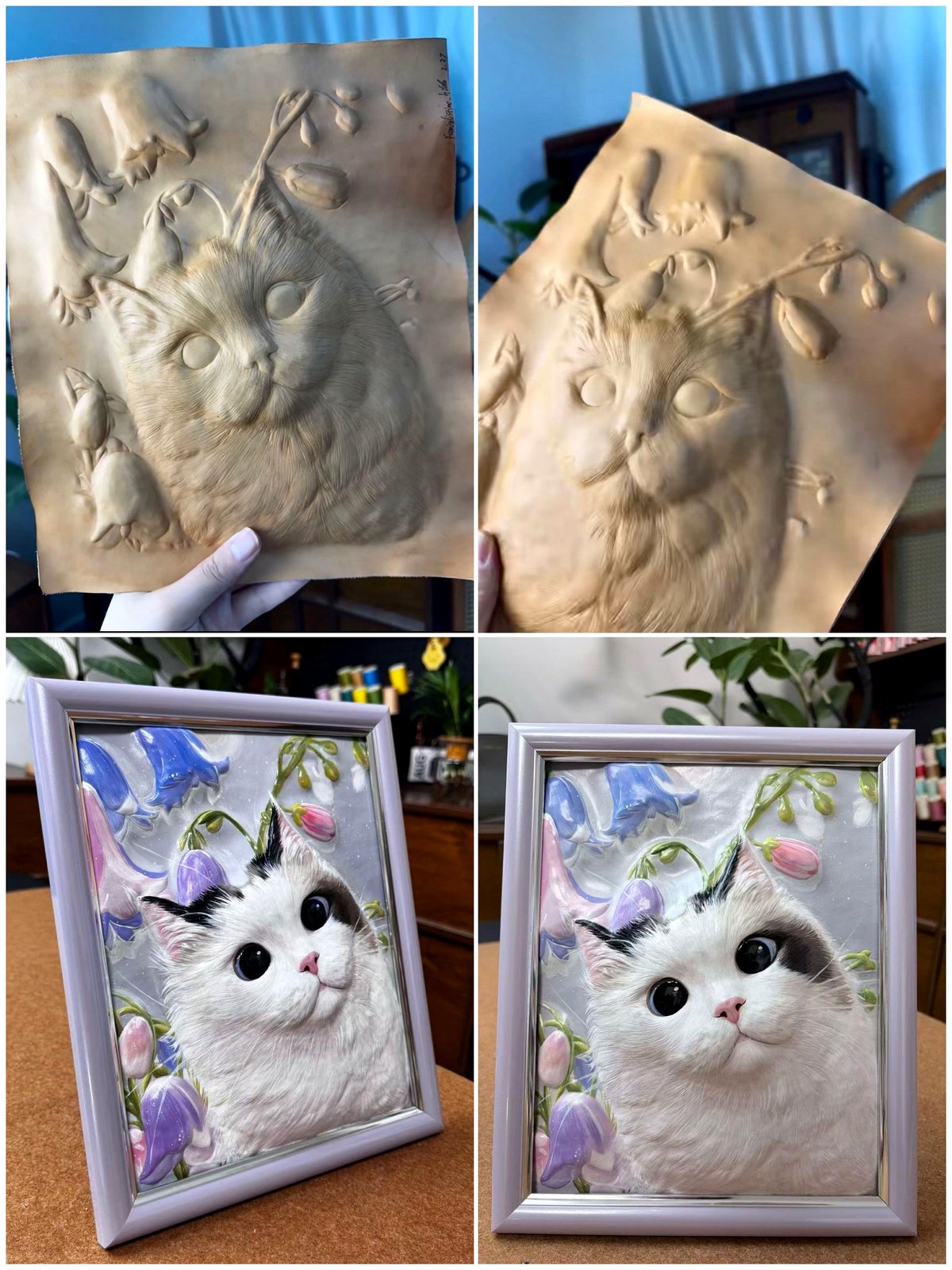 A heartwarming gift: creating a 3D portrait of a playful kitten