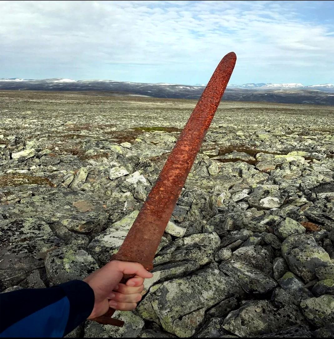 Hidden in the mountains, a Viking sword awakens tales of the past