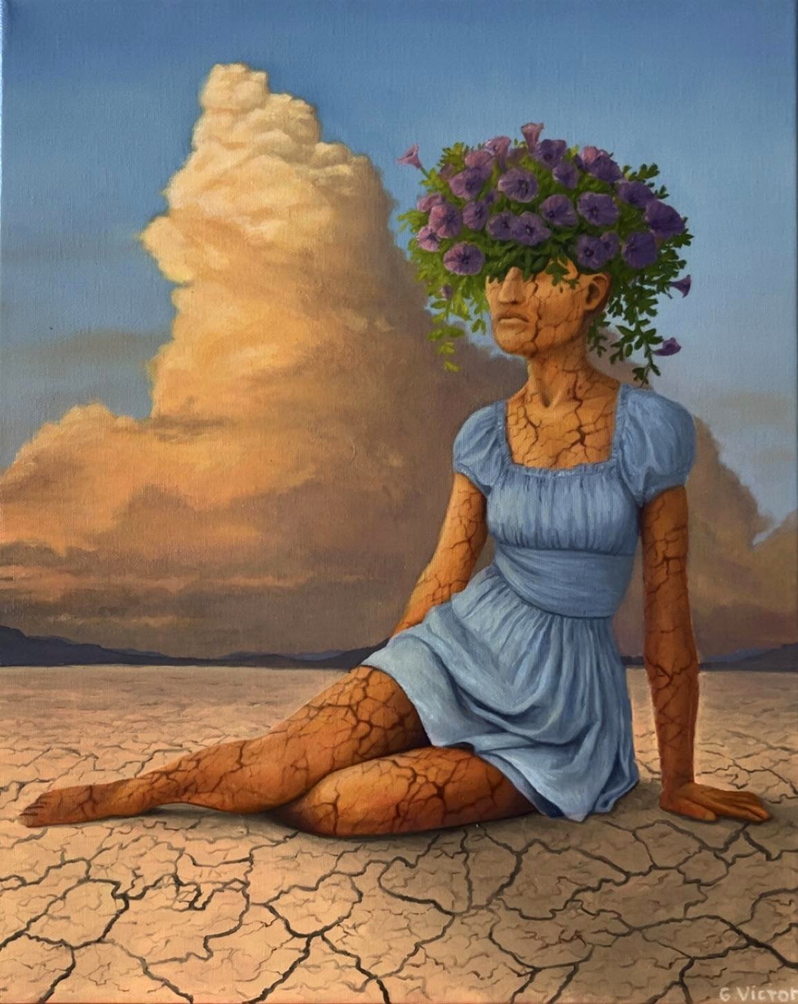 An artist’s heart captured in colors: Discover the magic of this new painting