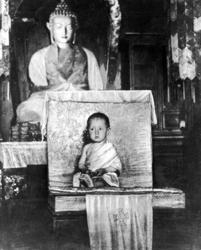 Dalai Lama, 2 years old, 1937.