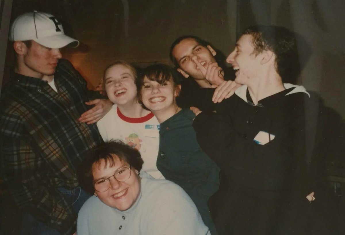 My friends and I, 1996.