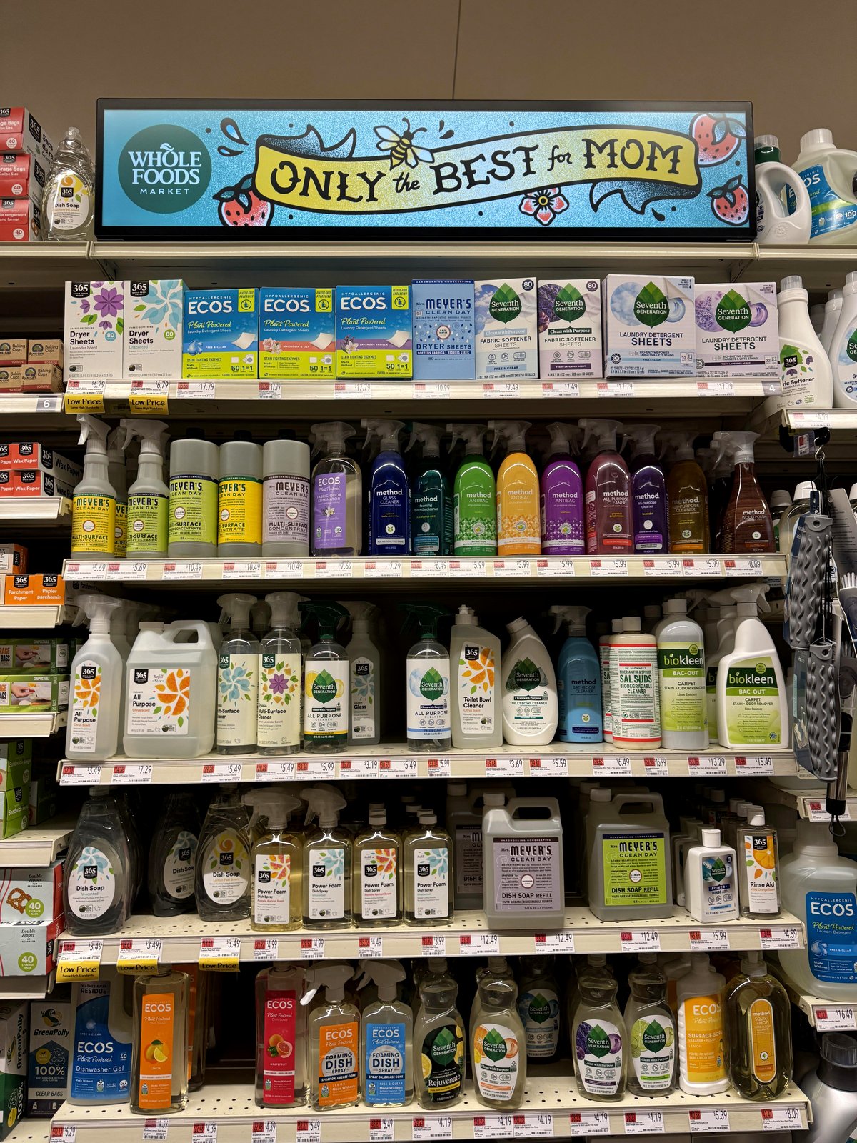 Whole Foods offers cleaning products as Mother’s Day gifts [oc]