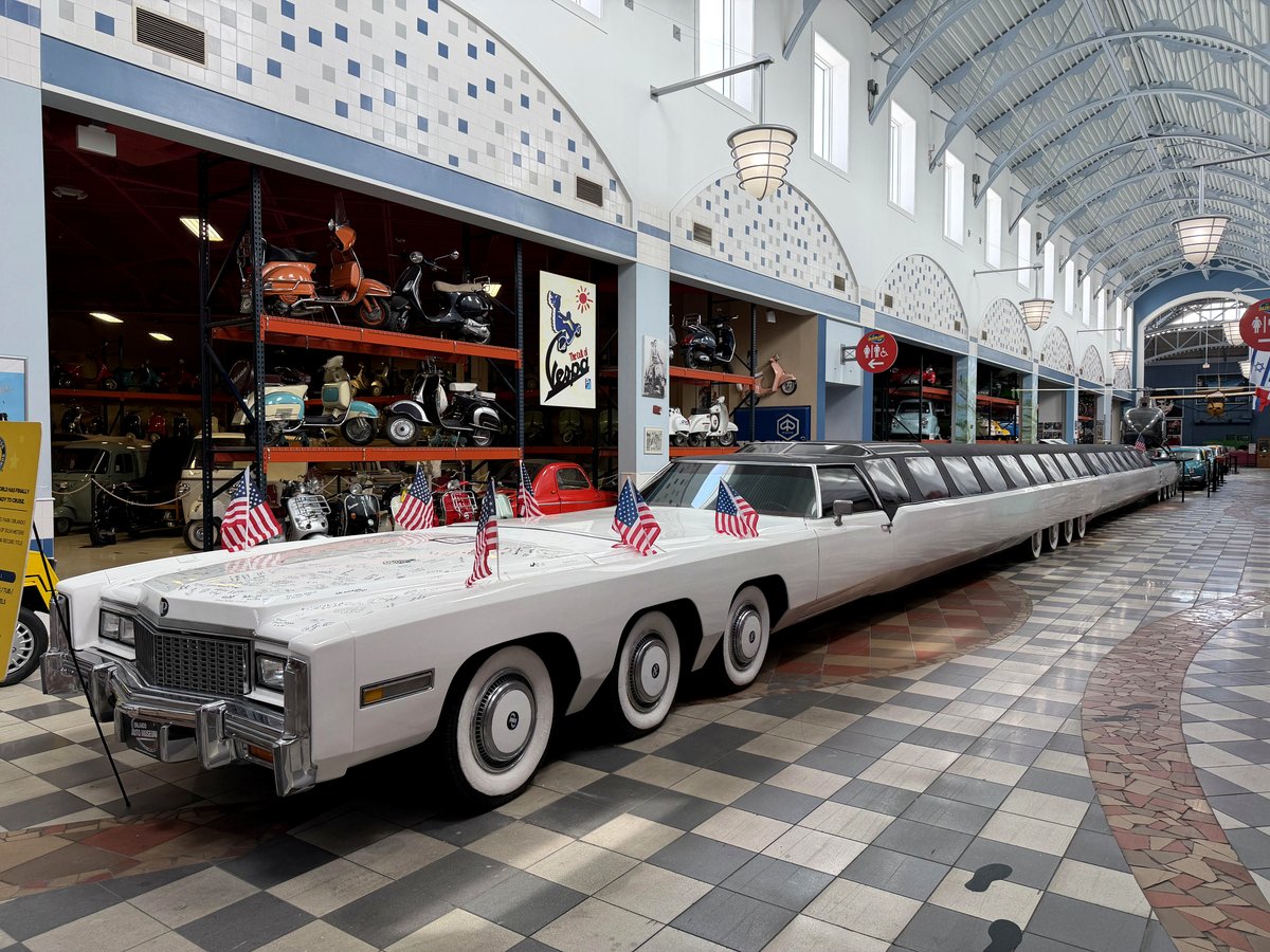 Discovered the longest vehicle ever made in a Florida automotive collection, complete with a hot tub.