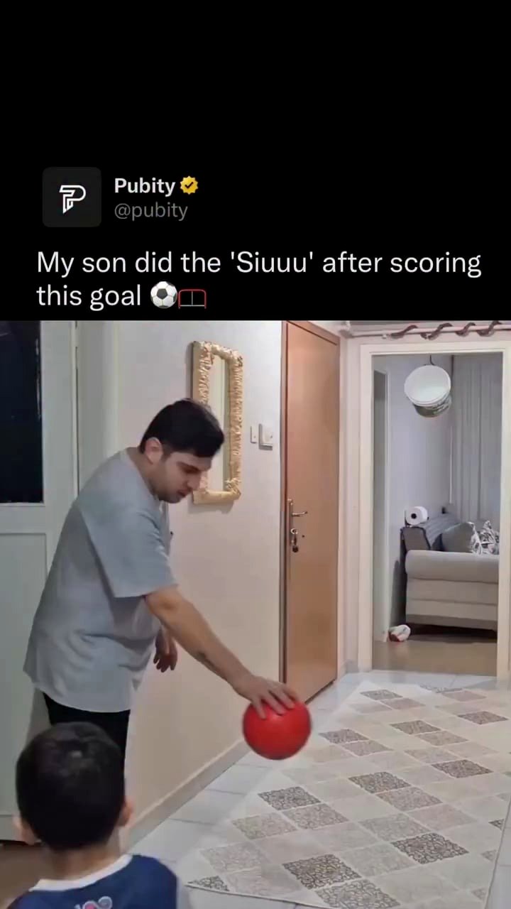 Nailed an incredible shot and celebration