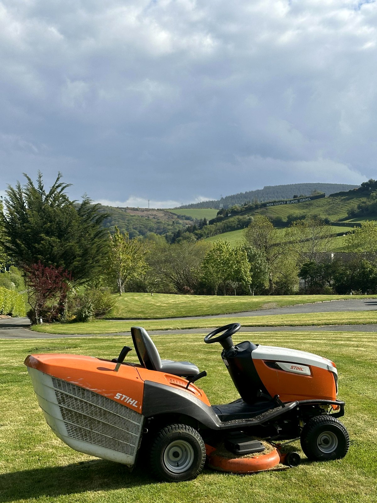 My Mower (avoid looking in the background)