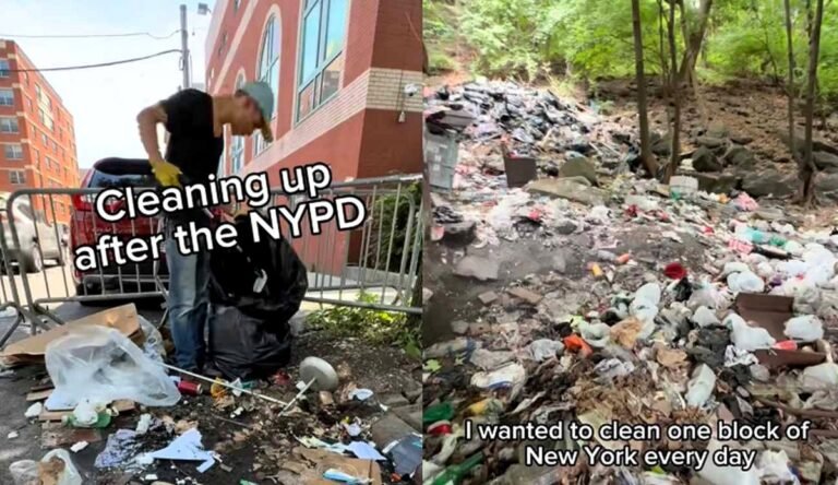 Community Joins Man’s Viral Mission to Clean a NYC Street Block Daily for 100 Days