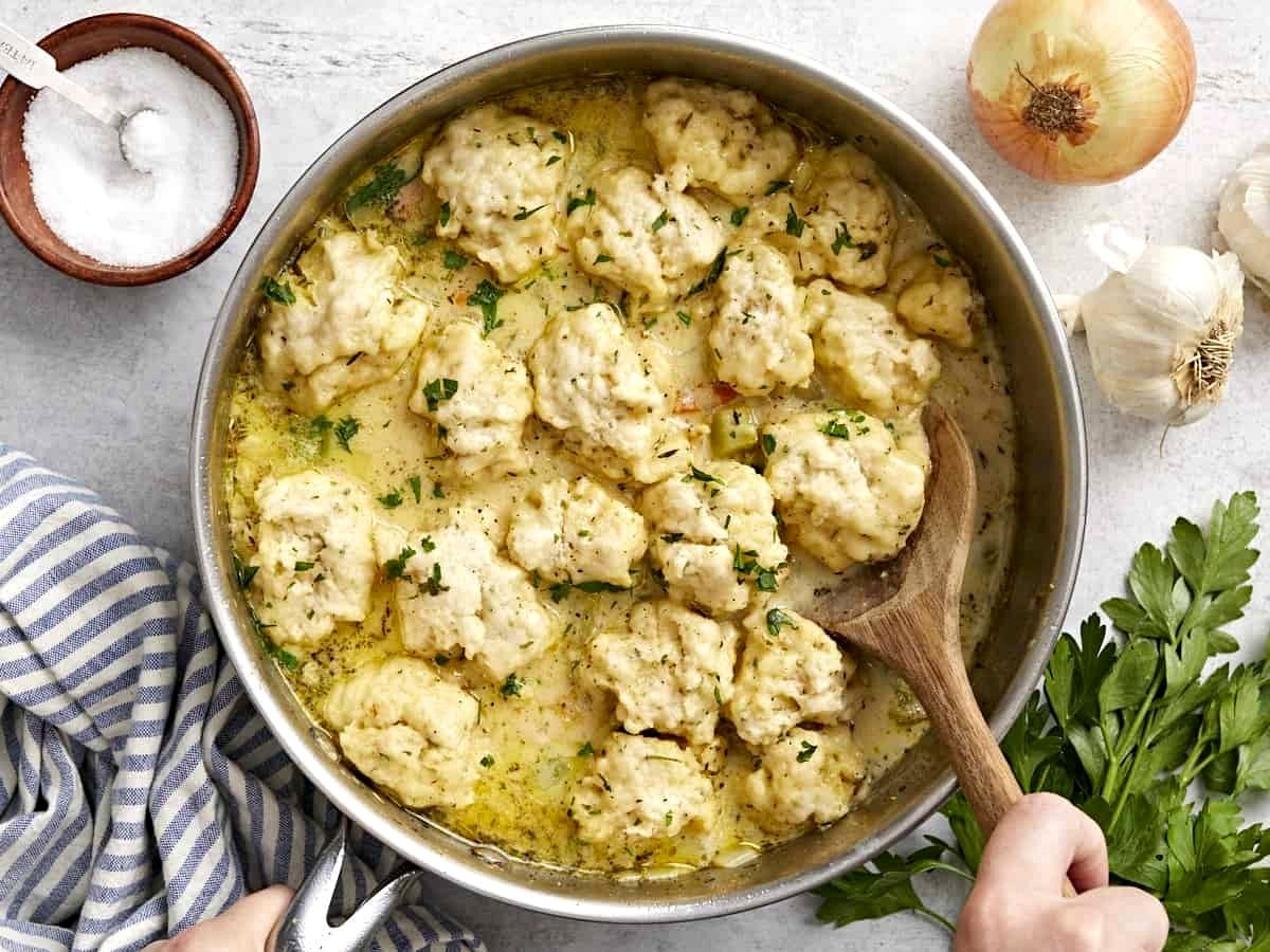 Dumplings and Chicken